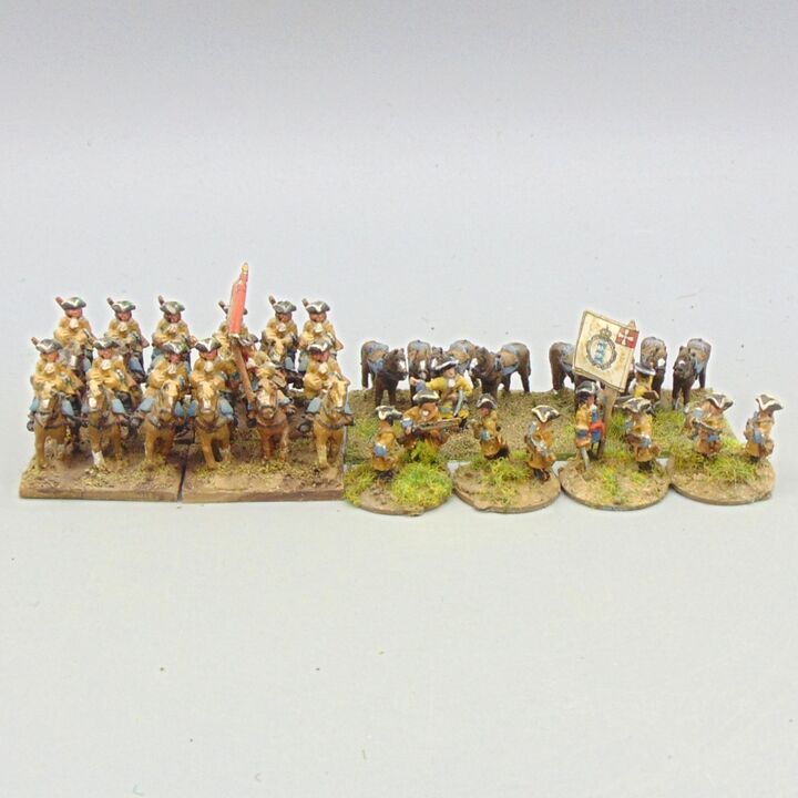 Grade E, Dixon Miniatures - WSS - Danish Dragoon Unit - Mounted & Dismounted Grade E, Dixon Miniatures - WSS - Danish Dragoon Unit - Mounted & Dismounted