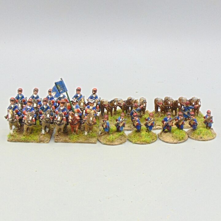 Grade E, Dixon Miniatures - WSS - French Dragoon Unit - Mounted & Dismounted Grade E, Dixon Miniatures - WSS - French Dragoon Unit - Mounted & Dismounted