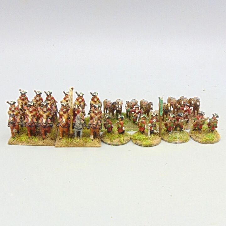 Grade E, Dixon Miniatures - WSS - British Dragoon Unit - Mounted & Dismounted Grade E, Dixon Miniatures - WSS - British Dragoon Unit - Mounted & Dismounted