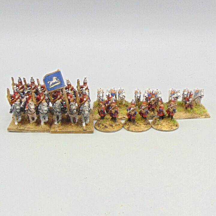 Grade E, Dixon Miniatures - WSS - British Dragoon Unit - Mounted & Dismounted Grade E, Dixon Miniatures - WSS - British Dragoon Unit - Mounted & Dismounted