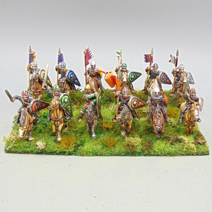 Grade C - Wargames Foundry - Dark Ages - Mounted Norman Knights Unit Grade C - Wargames Foundry - Dark Ages - Mounted Norman Knights Unit