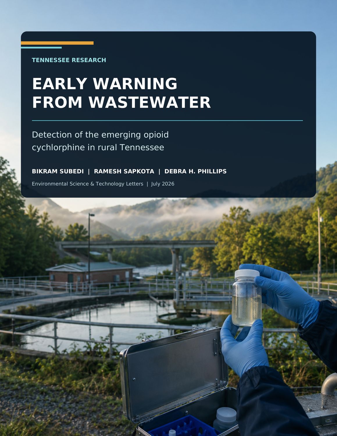 Warning: Detection of the Opioid Chlorphine in East TN Wastewater