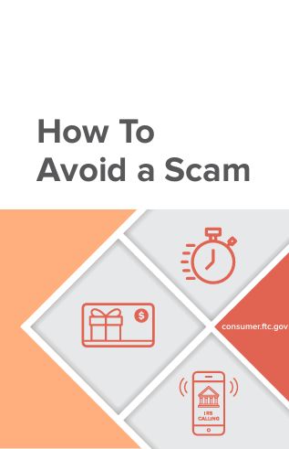 How to Avoid a Scam - FTC