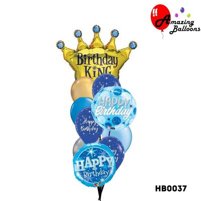 Birthday Royalty Balloon Bouquet