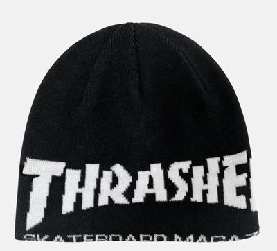 Thrasher Skate Mag Skully Black Thrasher Skate Mag Skully Black