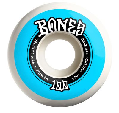 Bones Wide 100’s 52mm V4 Original Formula 100a