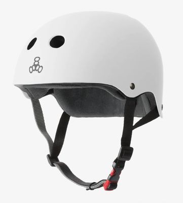 Triple Eight Sweatsaver Helmet L/XL White Matte