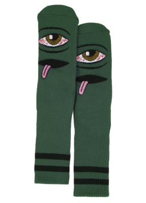 Toy Machine Bloodshot Eye Socks Forest
