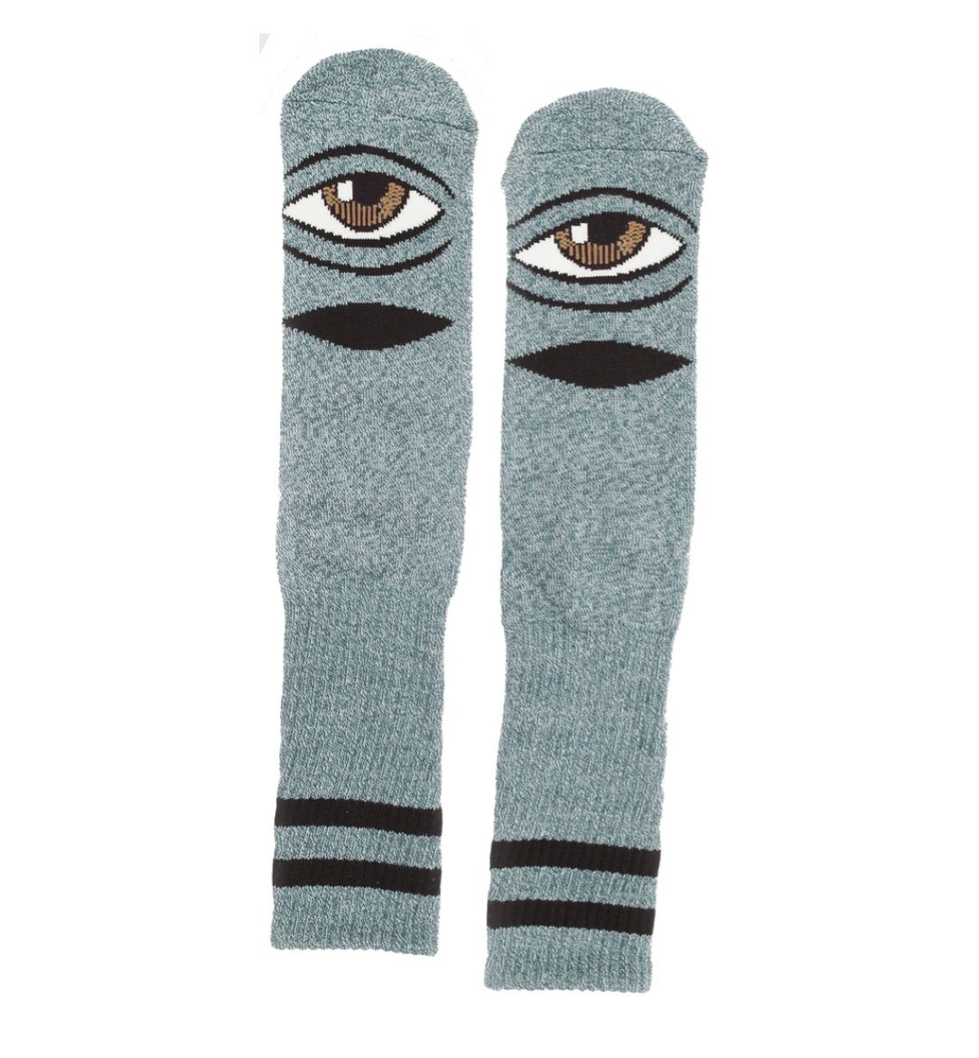 Toy Machine Heather Sect Eye Socks Blue