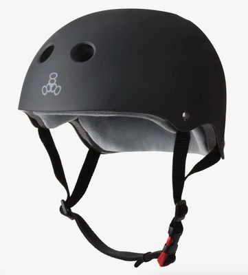 Triple Eight Certified Sweatsaver Helmet Black Matte XL/XXL
