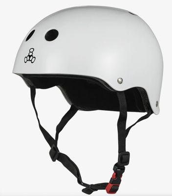 Triple Eight Certified Sweatsaver Helmet White Glossy XL/XXL