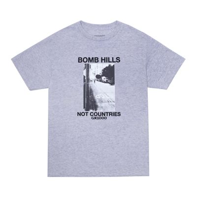 GX1000 Bomb Hills Tee Heather Grey w/ Black