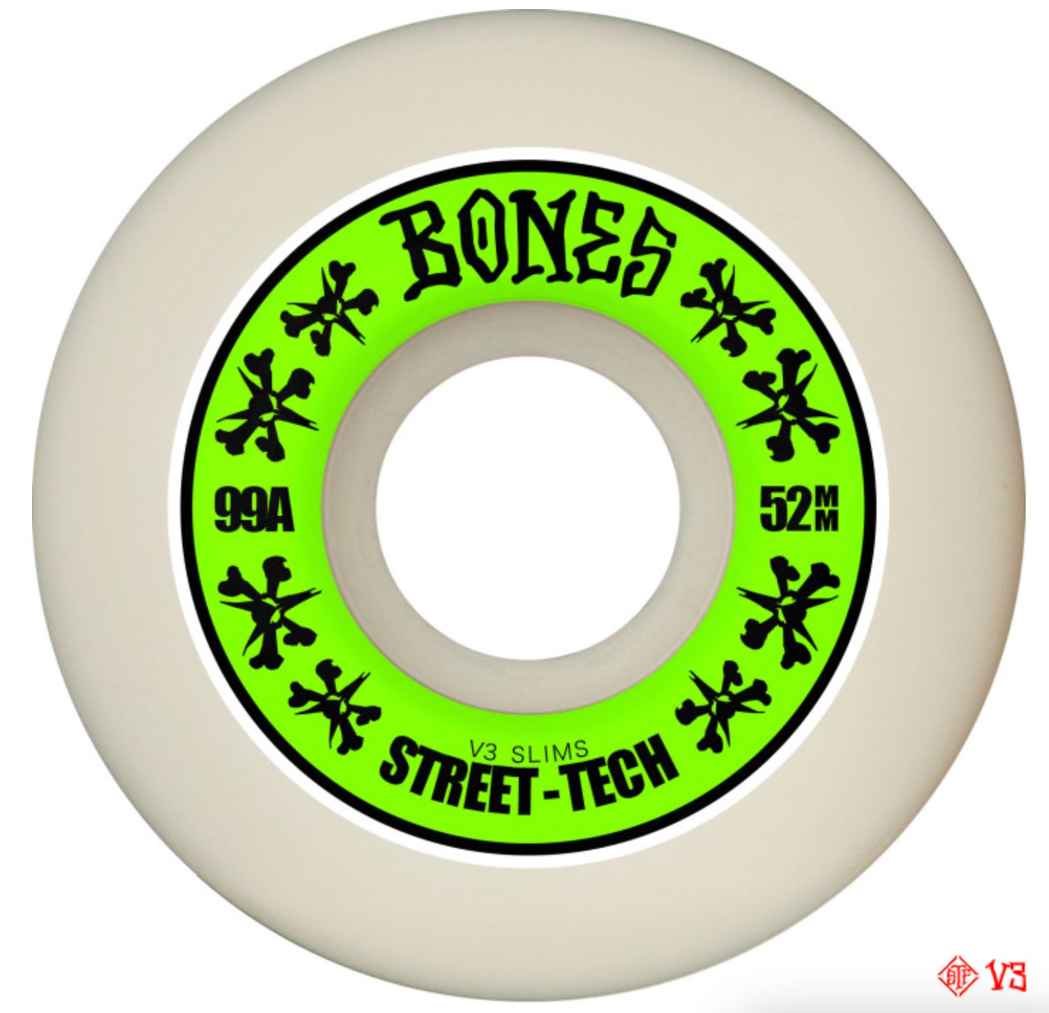Bones STF V3 Slims 52mm 99a