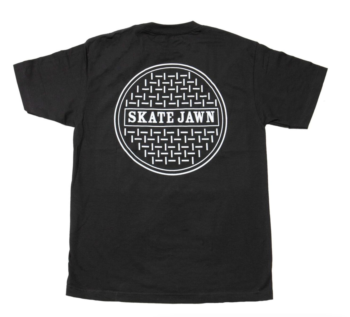 Skate Jawn Sewer Cap Tee Black Skate Jawn Sewer Cap Tee Black