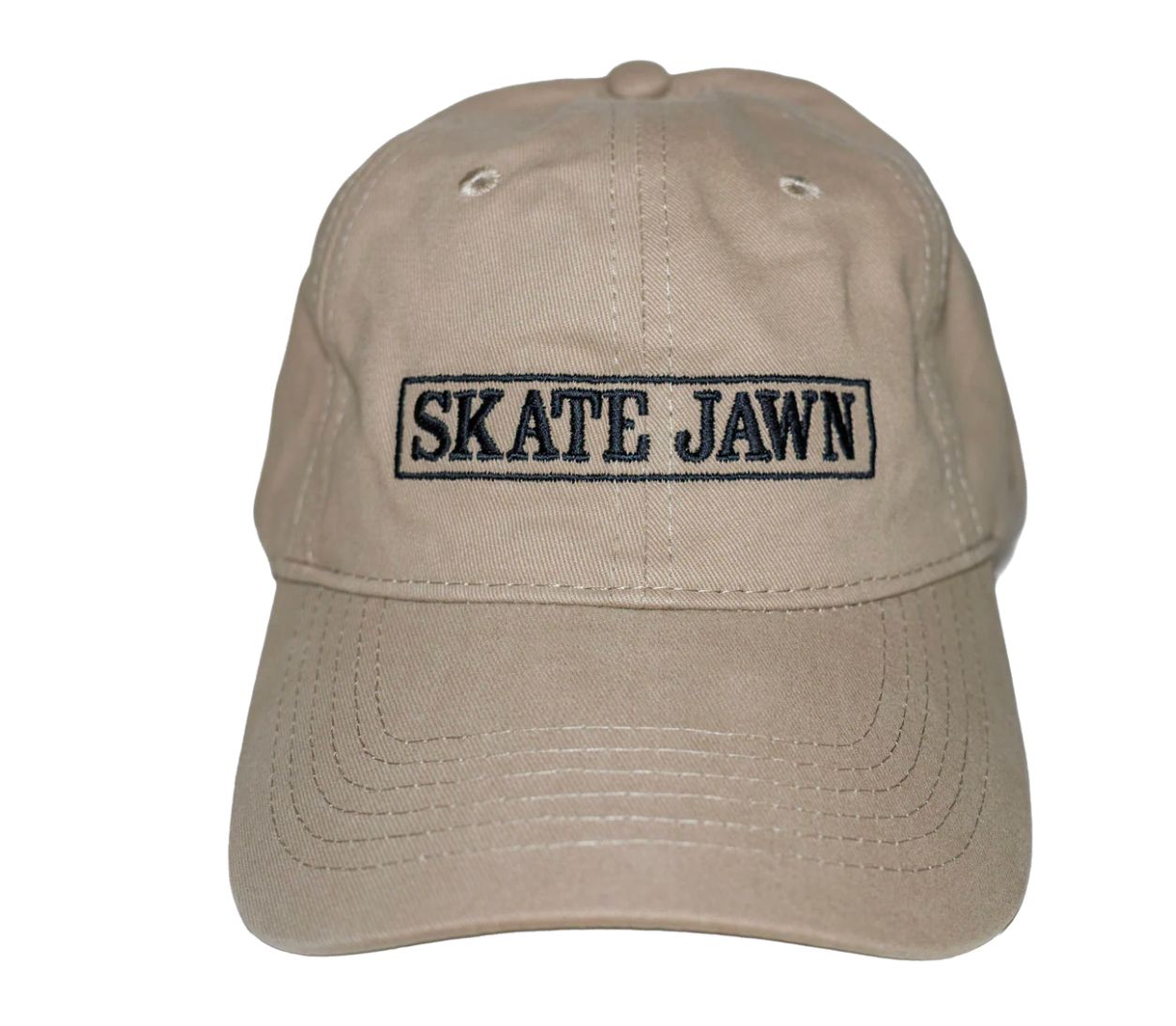 Skate Jawn Cover Box 6 Panel Hat Khaki Skate Jawn Cover Box 6 Panel Hat Khaki