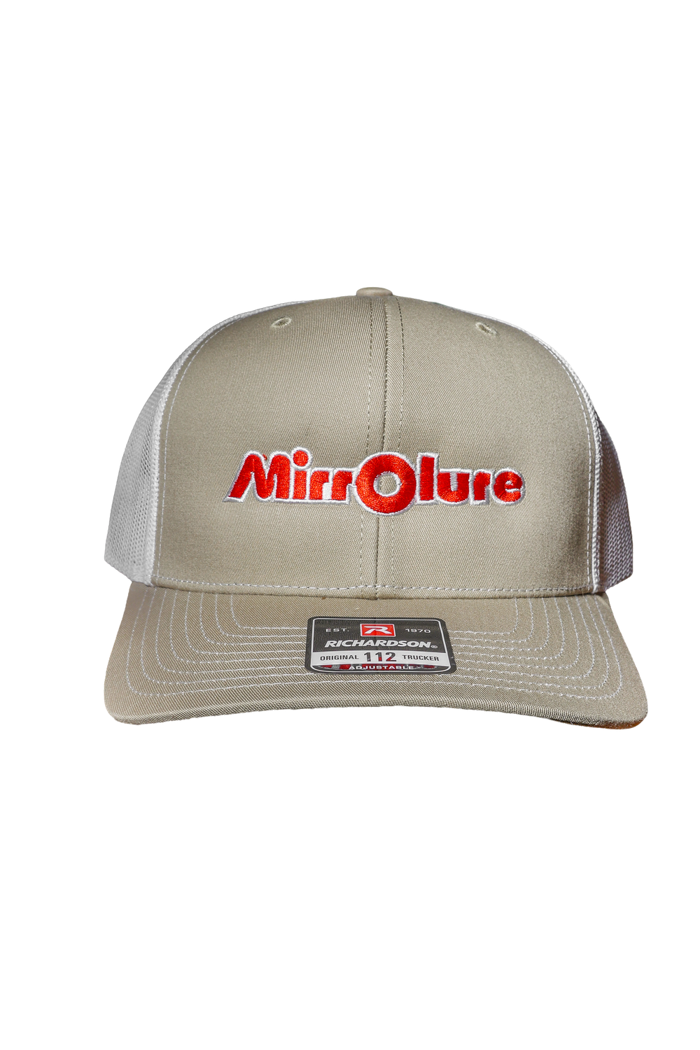 Richardson Mirrolure Patch Trucker Hat (Tan)