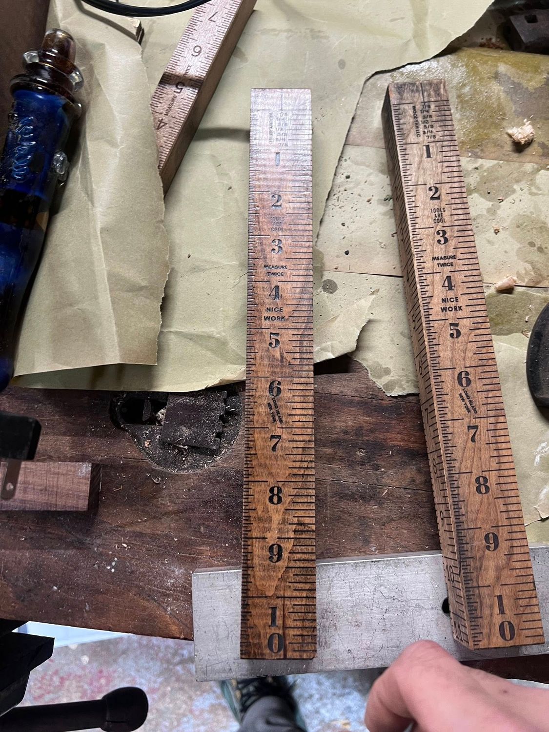 Woodyah Shop Block Ruler (Prototype)