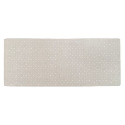 ALFOMBRA COCINA 120X50 BEIGE TOPOS