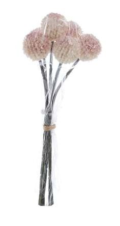 VARA FLEURS BLANCO  Y ROSA CLARO