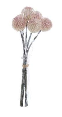 VARA FLEURS BLANCO  Y ROSA CLARO