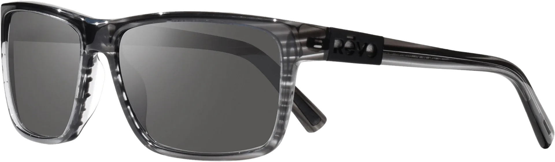 REVO WINSTON RE1242 00 GY shiny grey horn / grey polar occhiali