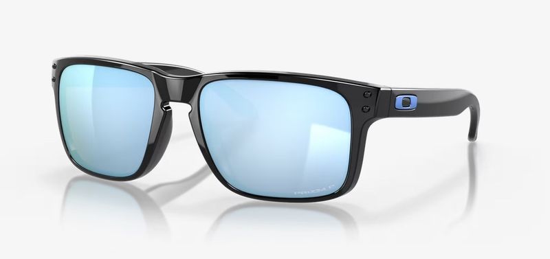 OAKLEY HOLBROOK OO9102 C1 polished black / prizm deep water polar occhiali