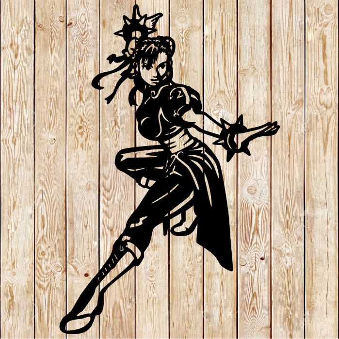 Chun-Li  Street Fighter cutting file