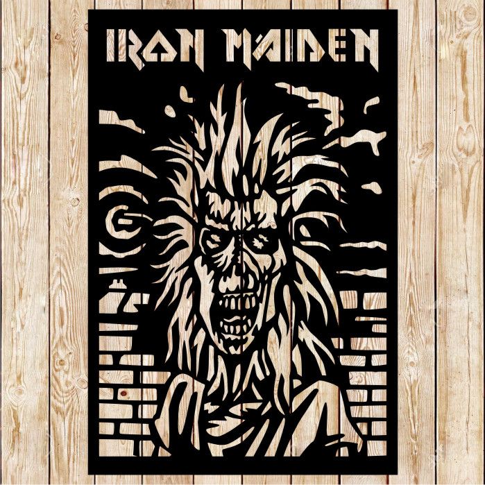 Eddie the Head -Iron Maiden Cover - cutting file