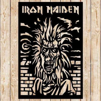 Eddie the Head -Iron Maiden Cover - cutting file