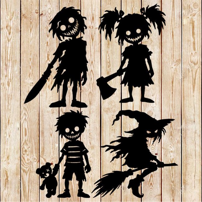 Spooky - Scary Halloween's Kids cutting file