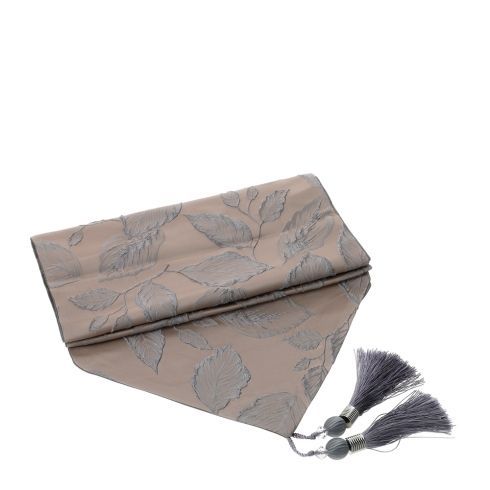 Runner Jacquard Foliage Rosa/Argento - Hervit