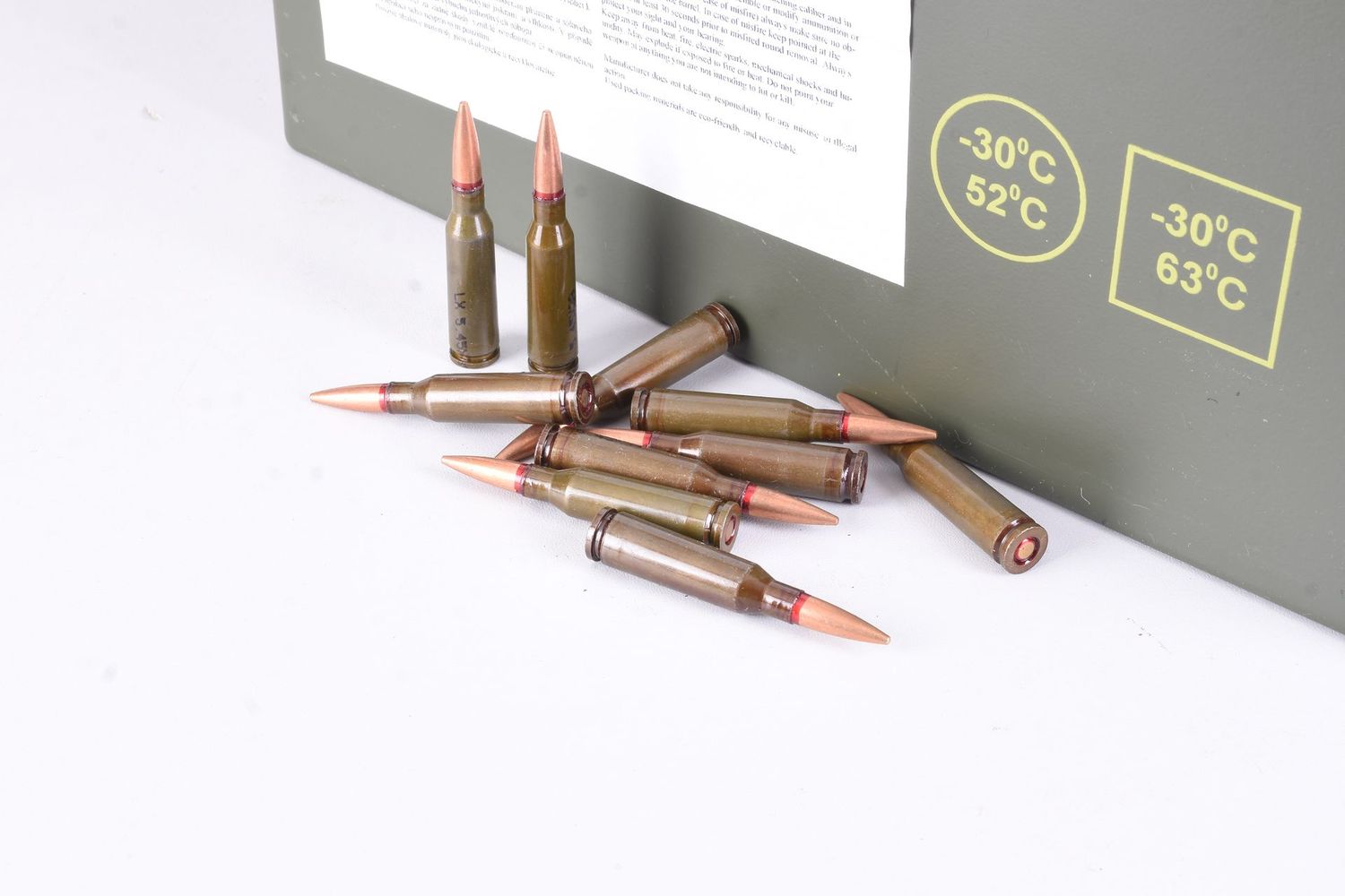 IRW 5,45X39 mm SURPLUS - 52,9 GR FMJ / BERDAN / STEEL CASE COR. CIP 1080/BOX IRW 5,45X39 mm SURPLUS - 52,9 GR FMJ / BERDAN / STEEL CASE COR. CIP 1080/BOX