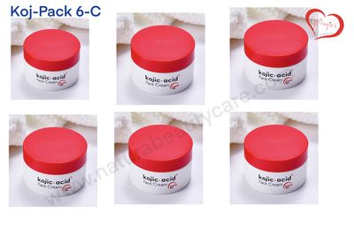 Kojic Acid Face Cream, Brightening Skin, Non-Greasy, Suitable for Sensitive Skin, Helps Reduce Fine Lines and Smooth Wrinkles & Firm Skin-Wholesale Pack
