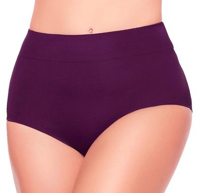 Ilusion Hi-Waist Polyamide-Spandex-Crotch Cotton Panty Light Tummy Support- 1551