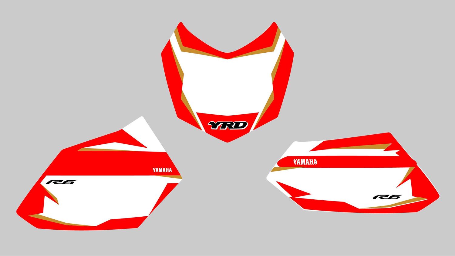 Yamaha R6 Number Plates 2017-2025