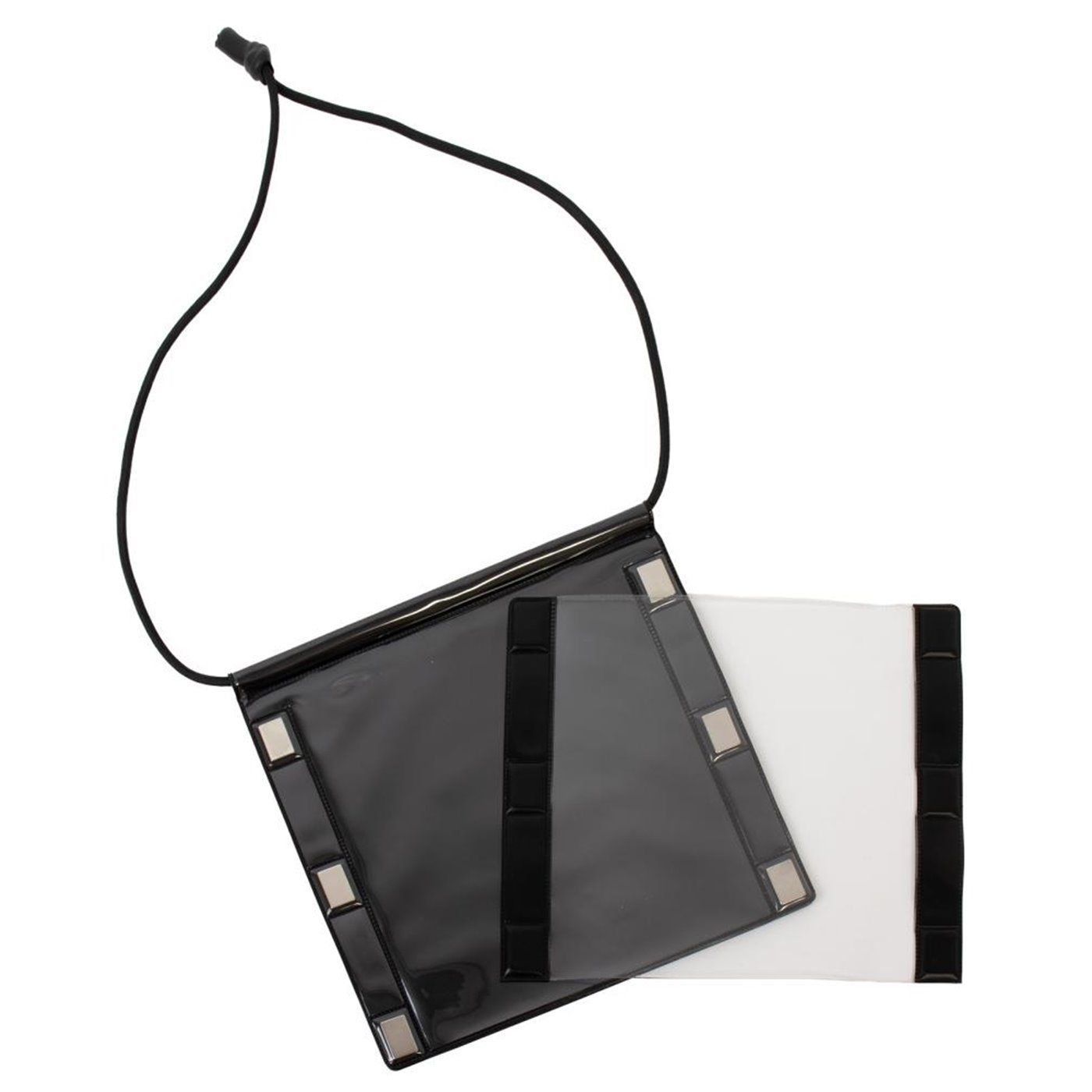 Porta targa prova magnetico con doppia tasca per documenti Porta targa prova magnetico con doppia tasca per documenti