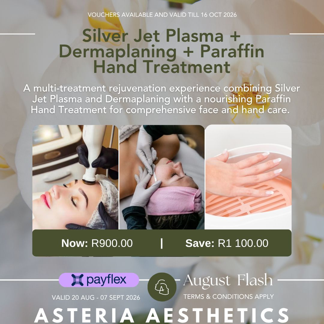 Silver Jet Plasma + Dermaplaning + Paraffin Hand Treatment LT Silver Jet Plasma + Dermaplaning + Paraffin Hand Treatment LT