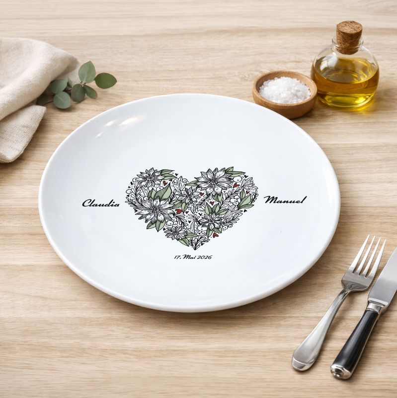 "Herzensblumen" (20/26 cm Durchmesser, individuell)