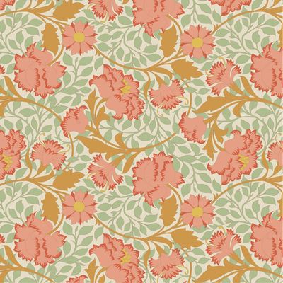 Tilda Songbird Floral Coral