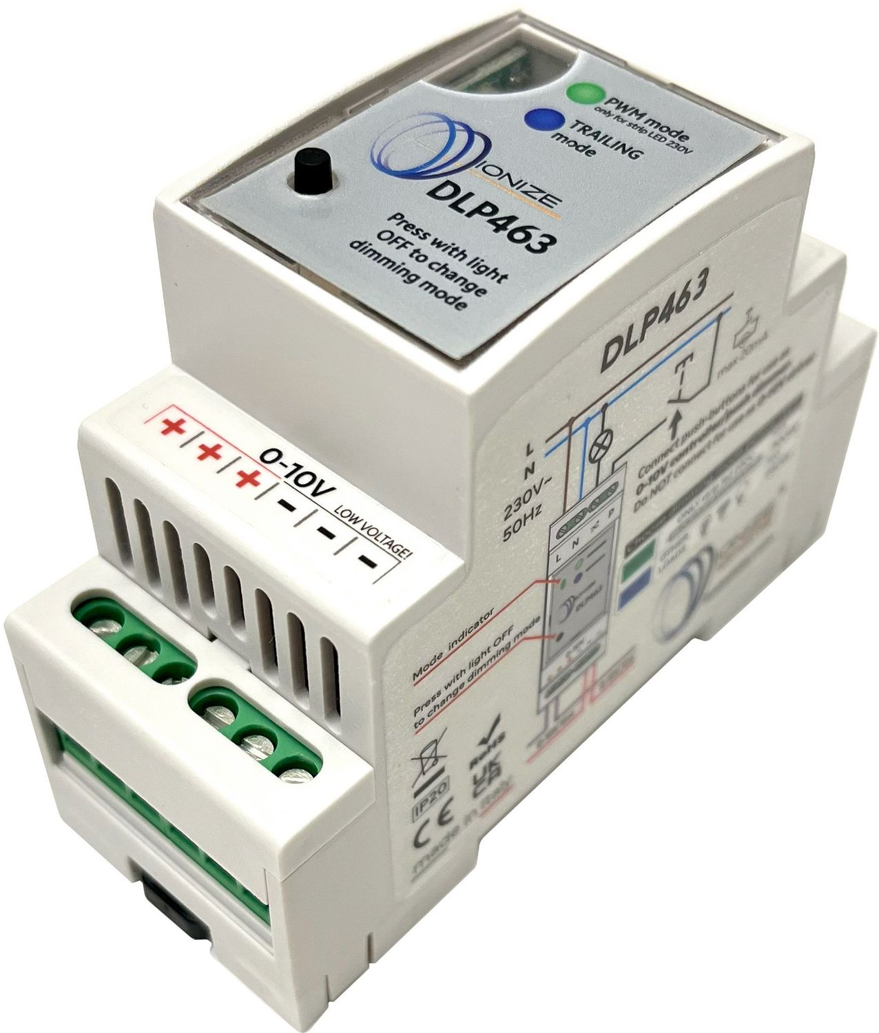 DLP463 - Power Dimmer and 0-10V Signal Generator, Master/Slave