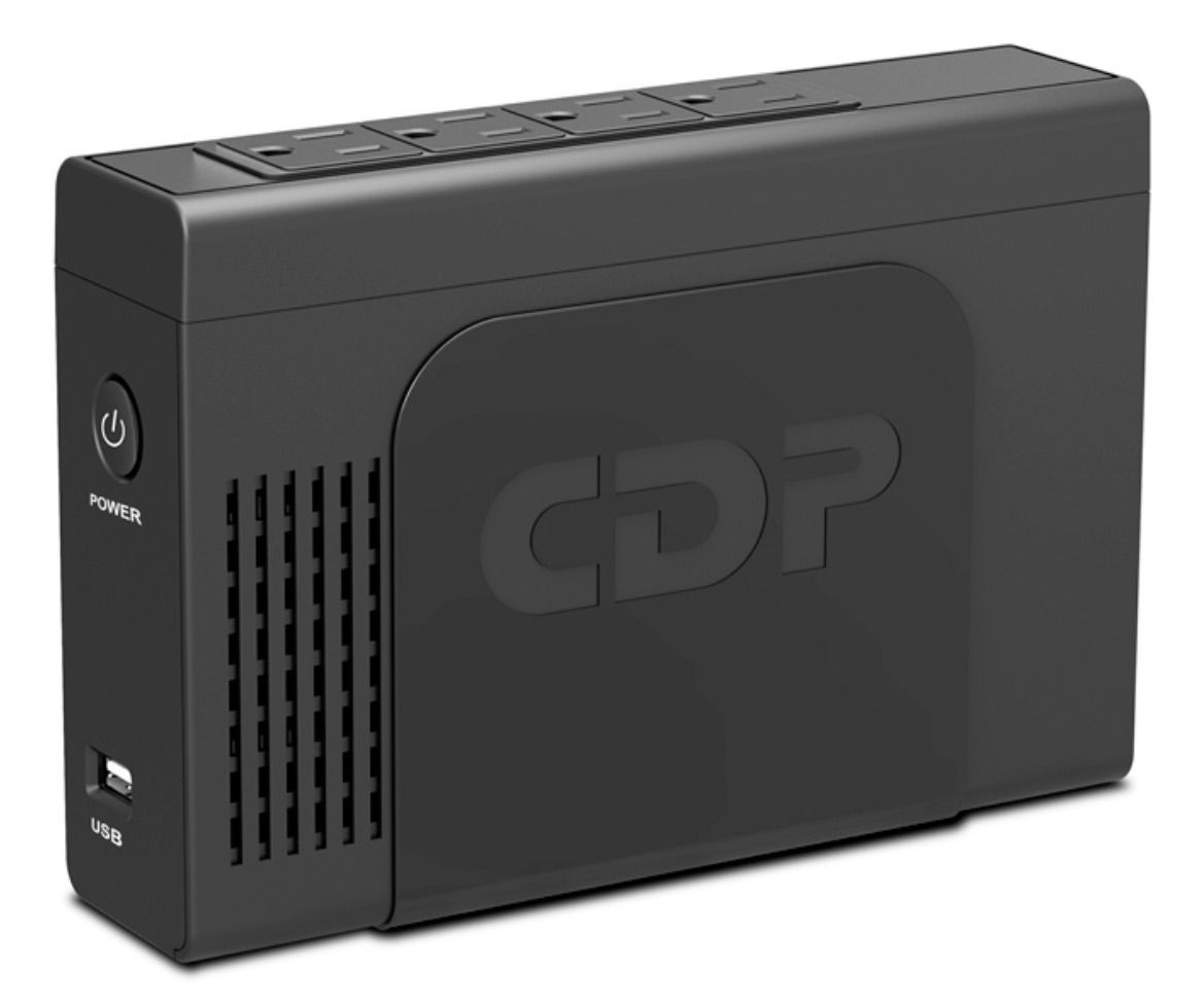 CDP LI-504 UPS DE 500VA 250WATTS BATERIA DE LITIO 4 TOMAS 2 BATERIA 2 SUPRESION DE PICOS