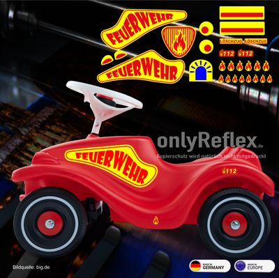 Feuerwehr Bobby Car Classic , Aufkleber