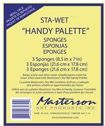 Sta-Wet Handy Palette Sponges