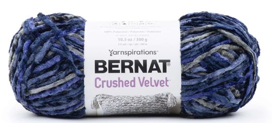 Crushed  Velvet - Navy