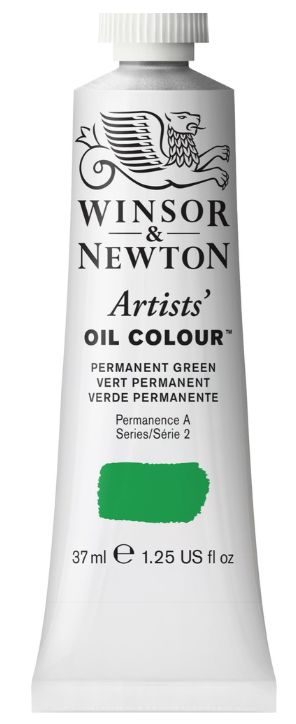 Windsor Artists Oil - 37ml - Permanent Green