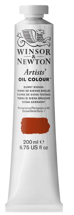 Windsor Artists Oil - 200ml - Burnt Sienna