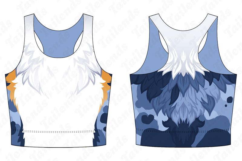 Australian Shep BLUE - Racerback Crop