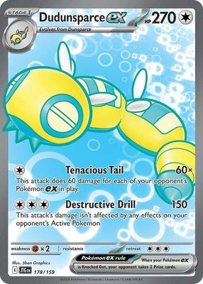 Dudunsparce ex - 178/159 - SV09: Journey Together (JTG)