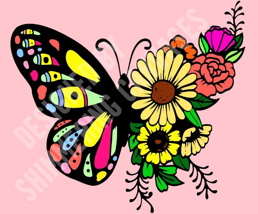 FULL SQUARE C RYSTAL BUTTERFLY DIAMOND PAINTING