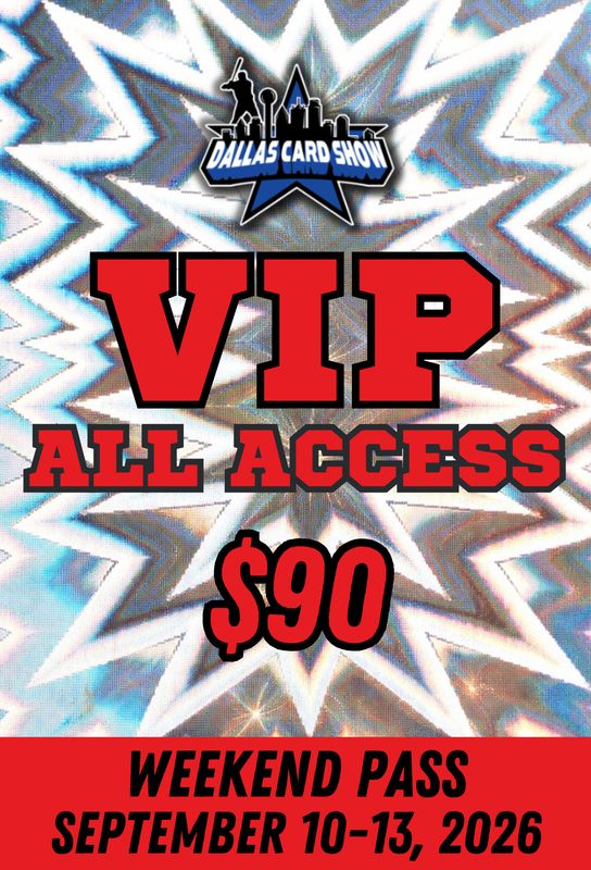 September 10-13, 2026 VIP All-Access Pass